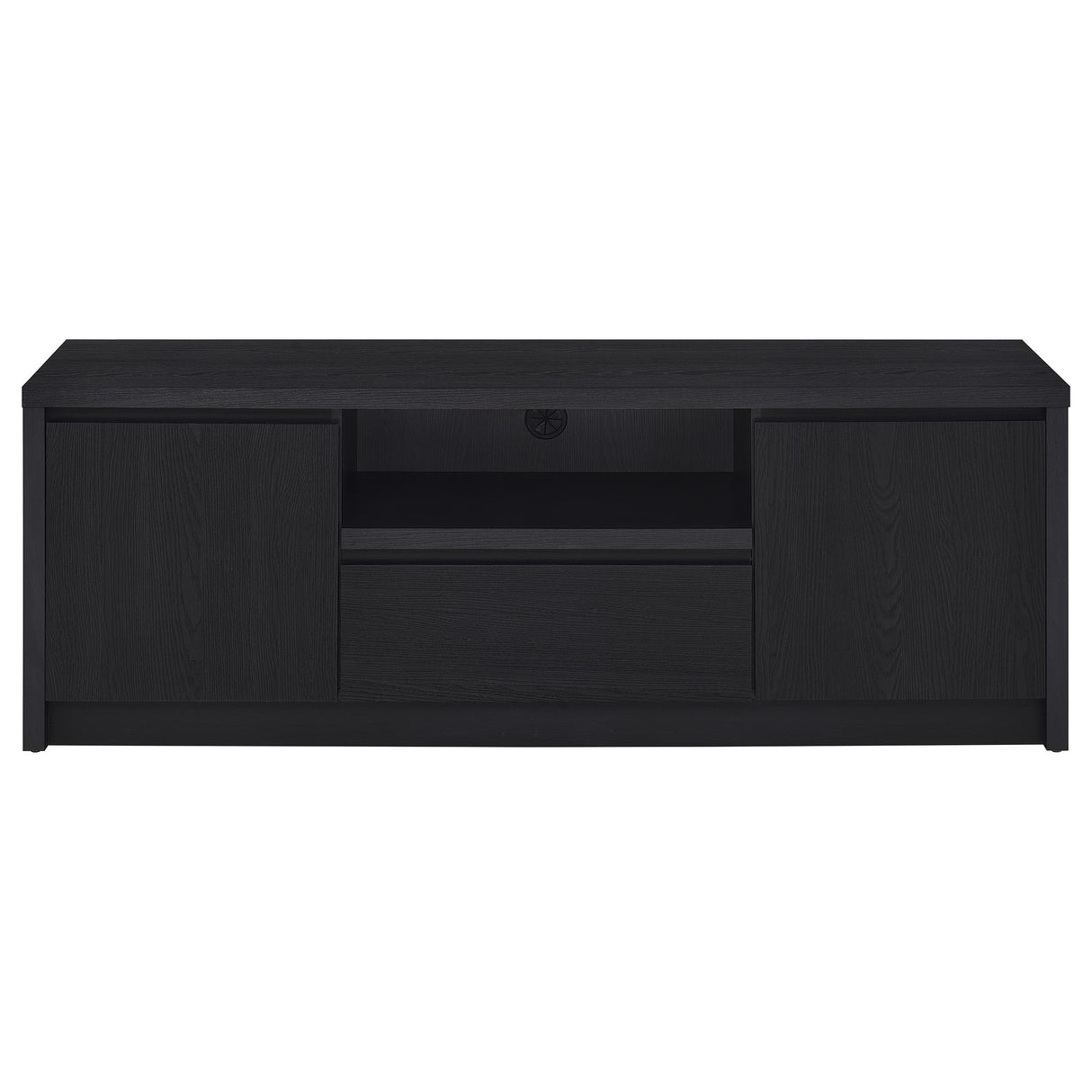 Winfield 3-Piece Entertainment Center 60-Inch TV Stand Black