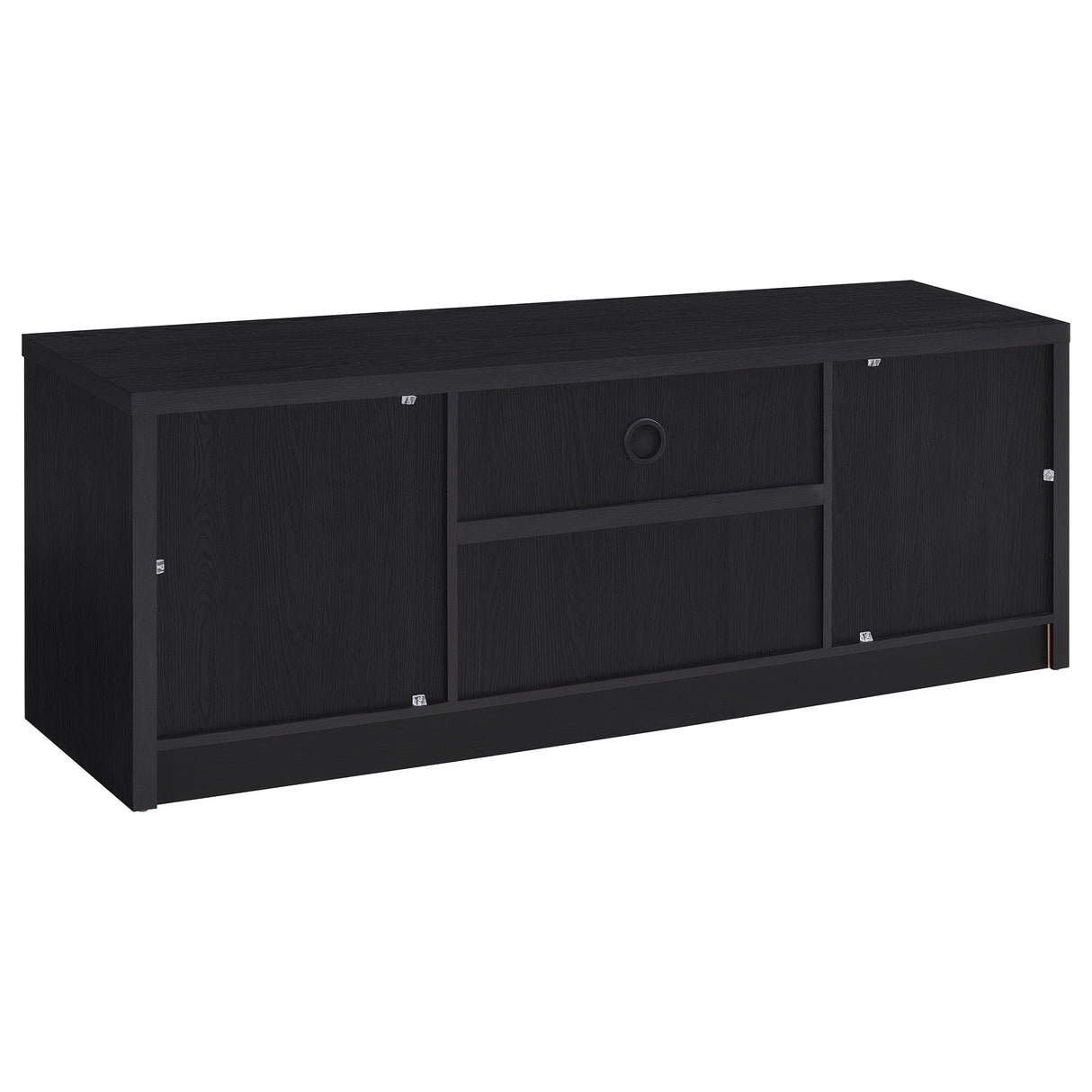 Winfield 3-Piece Entertainment Center 60-Inch TV Stand Black