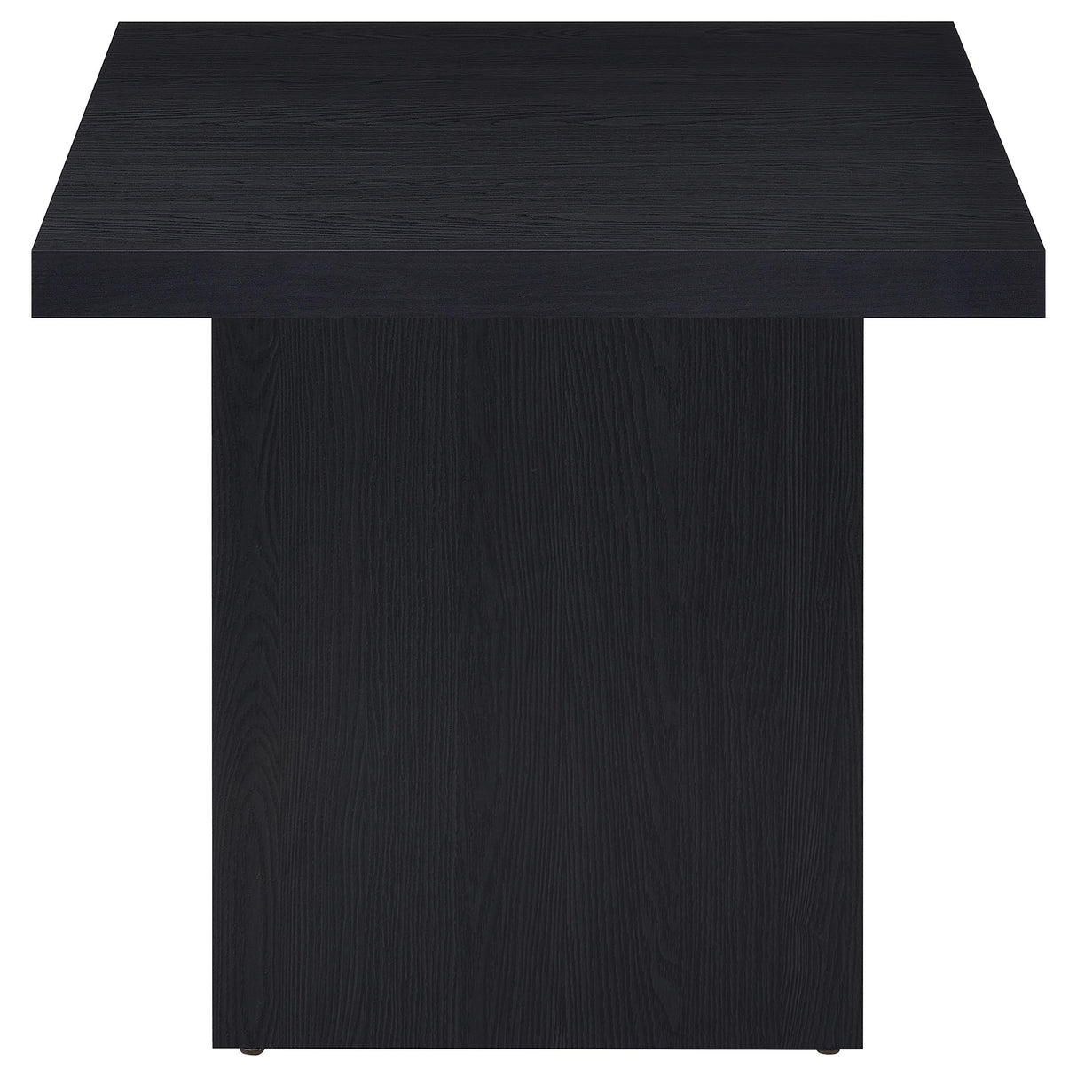 Max Square Engineered Laminate End Table in Black