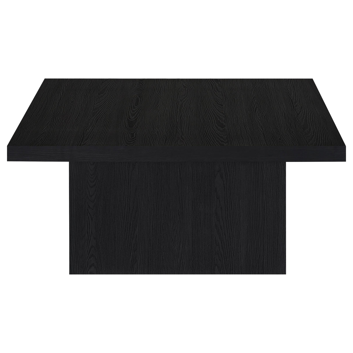 Devar Square Engineered Wood Cocktail Table Black