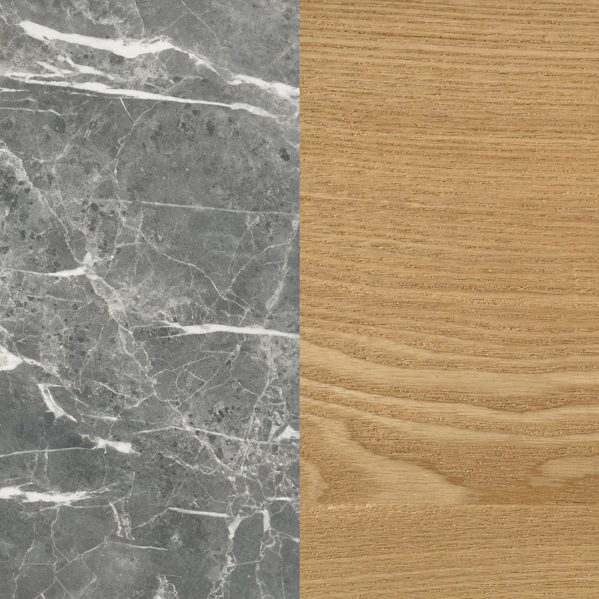 Bradley 2-Piece Round Coffee Table Set Grey and Natural