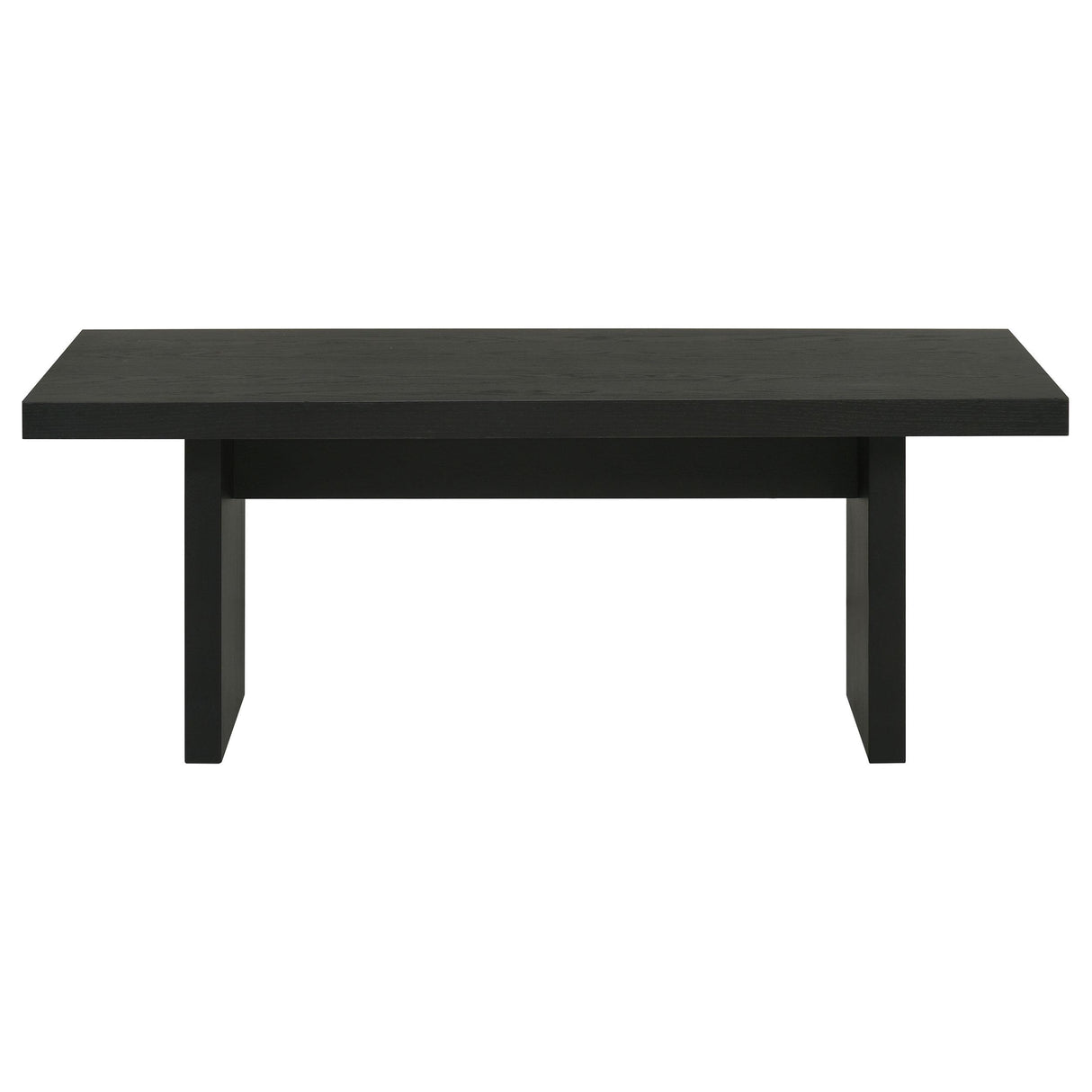 Decker 47-Inch Rectangular Cocktail Coffee Table Black
