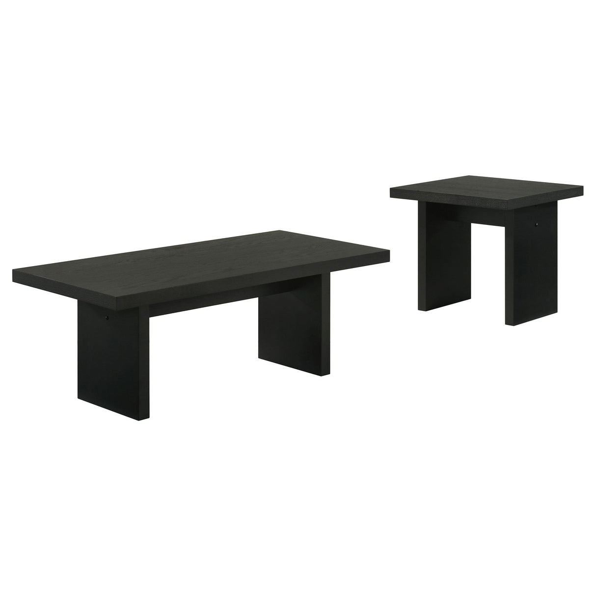 Decker 47-Inch Rectangular Cocktail Coffee Table Black