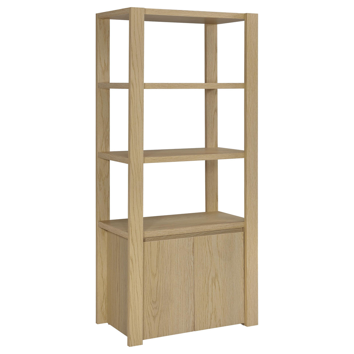 Laurelton 3-Shelf Media Tower Light Oak
