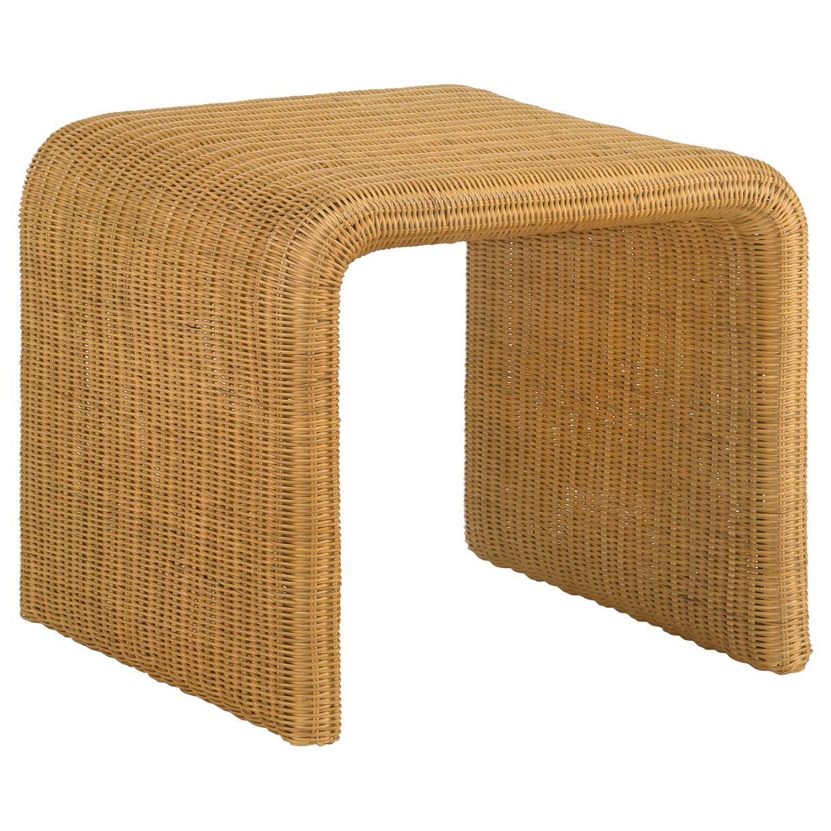 Cahya 2-Piece Rattan Coffee and End Table Set, Natural