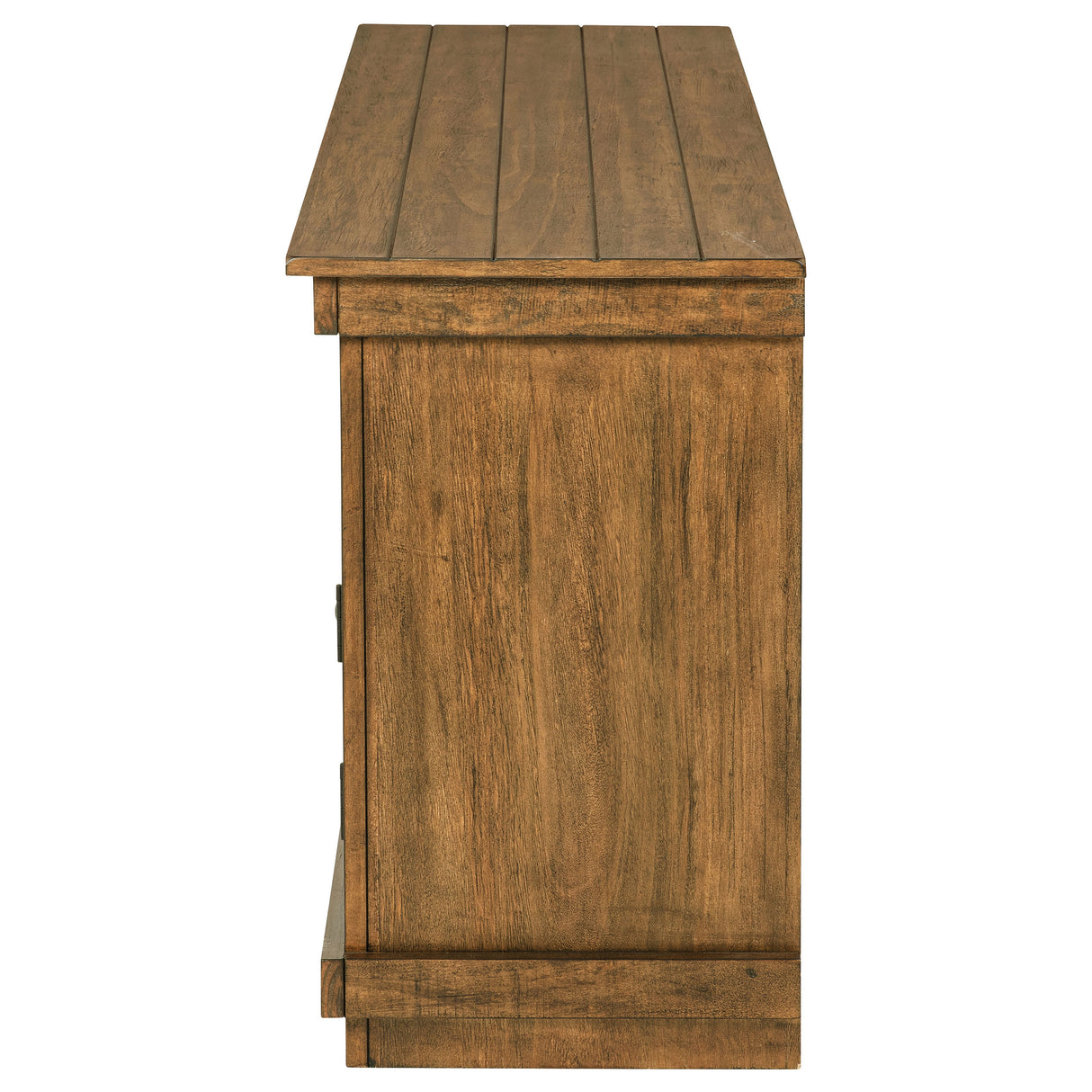 Payne 60-Inch TV Stand Media Console Distressed Brown