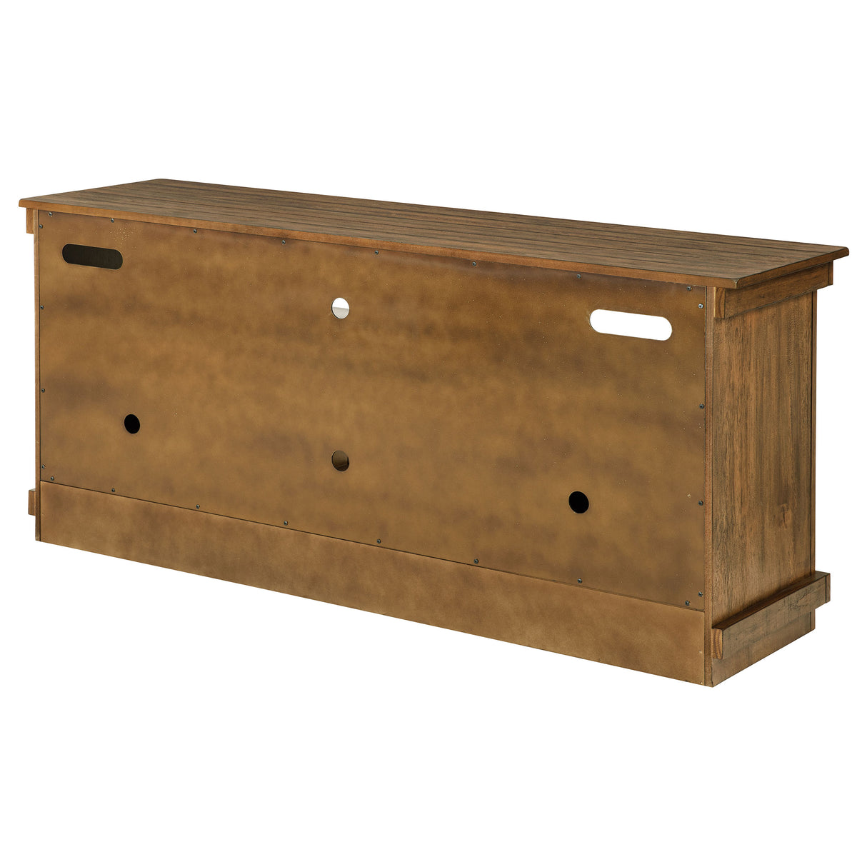 Payne 60-Inch TV Stand Media Console Distressed Brown