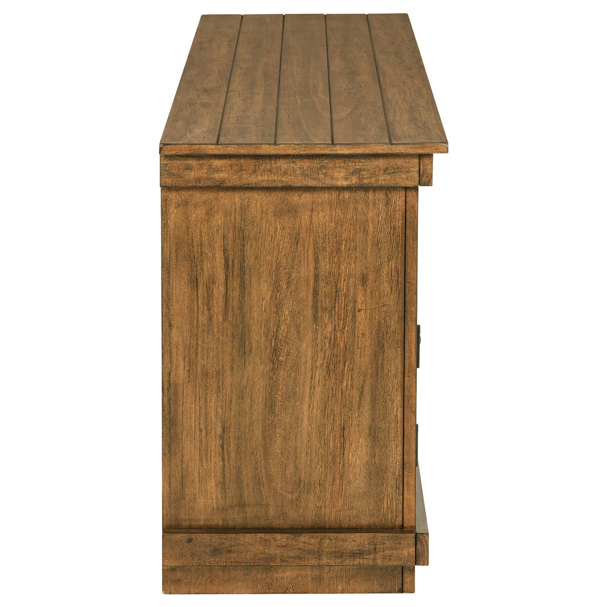 Payne 60-Inch TV Stand Media Console Distressed Brown