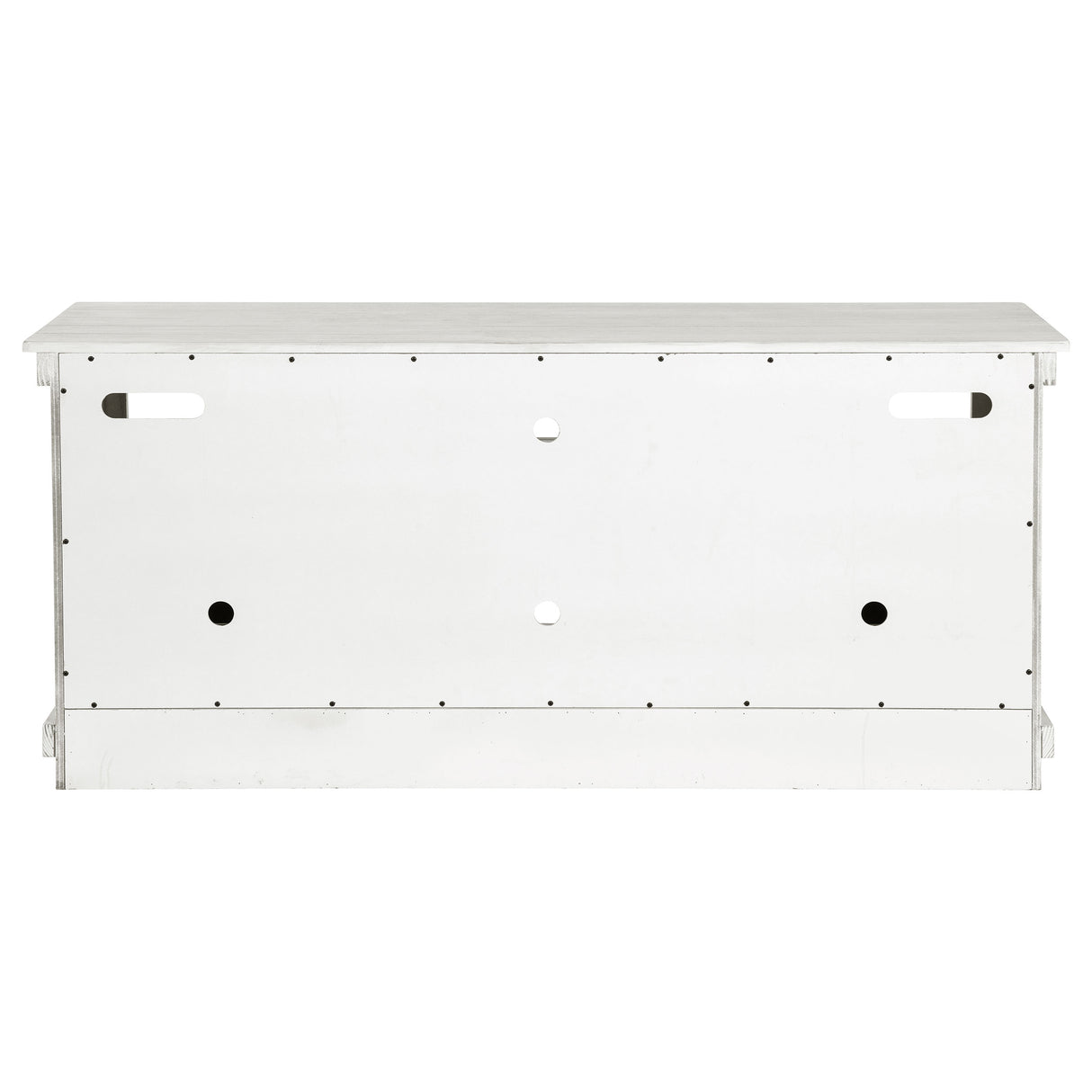 Payne 60-Inch TV Stand Media Console Distressed White