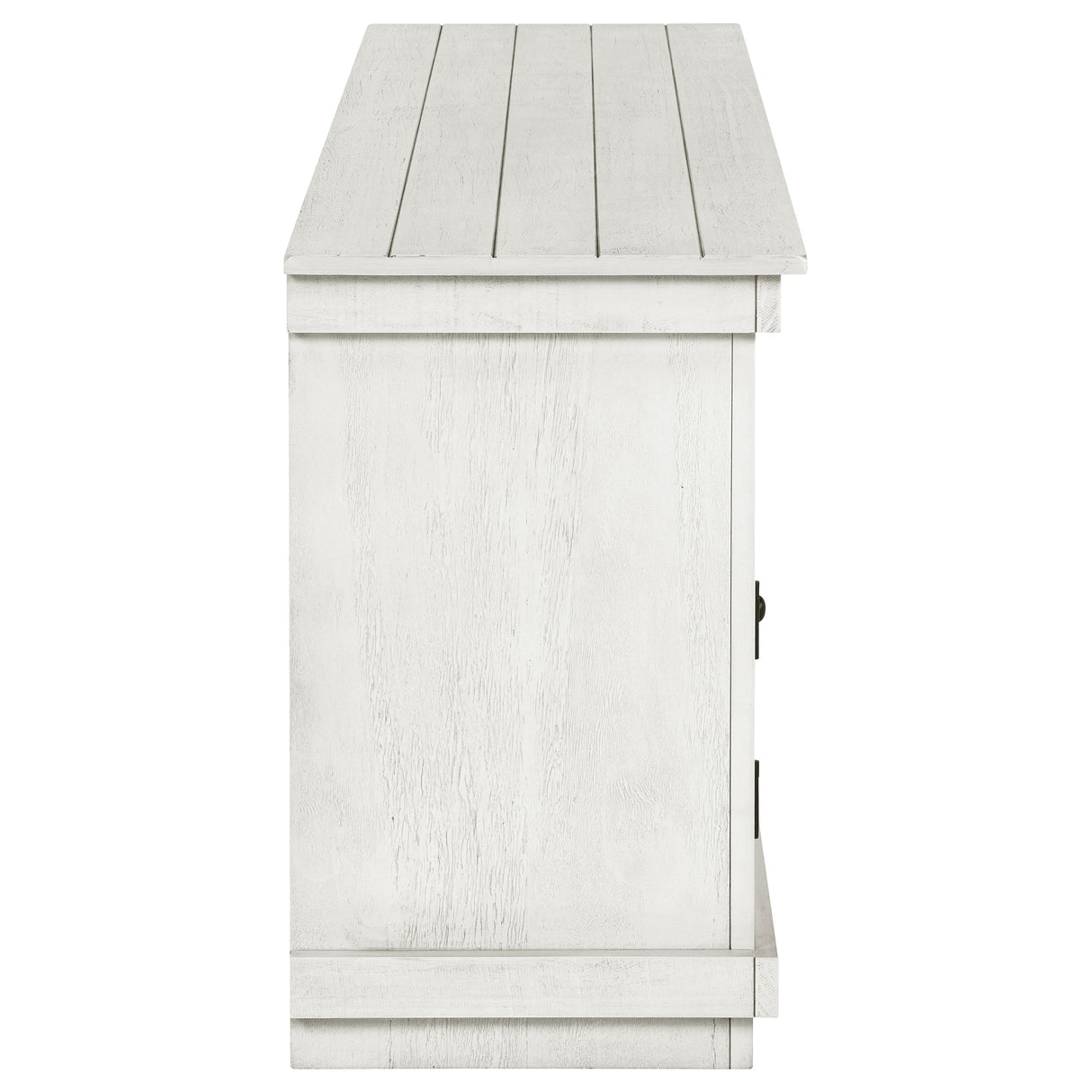 Payne 60-Inch TV Stand Media Console Distressed White