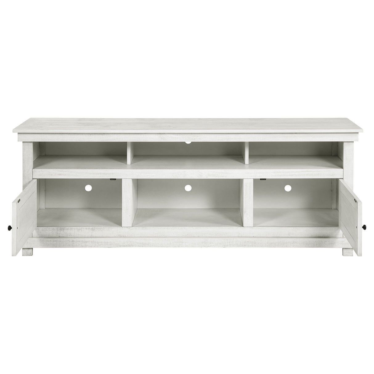 Payne 70-Inch TV Stand Media Console Distressed White