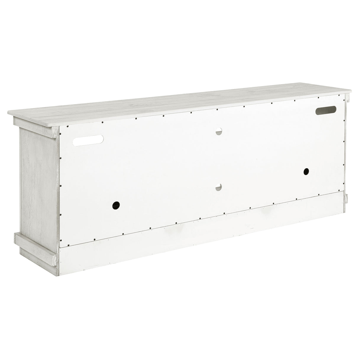 Payne 70-Inch TV Stand Media Console Distressed White