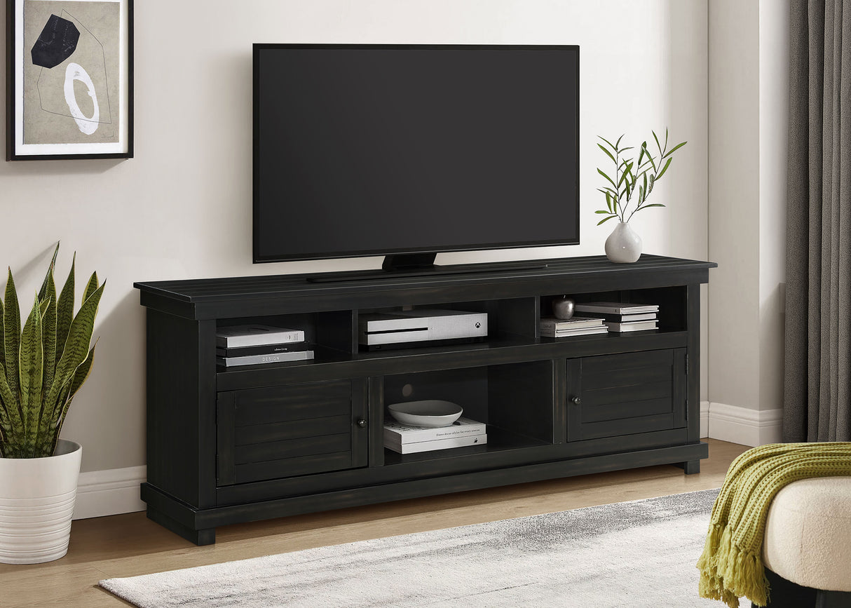 Payne 70-Inch TV Stand Media Console, Distressed Java
