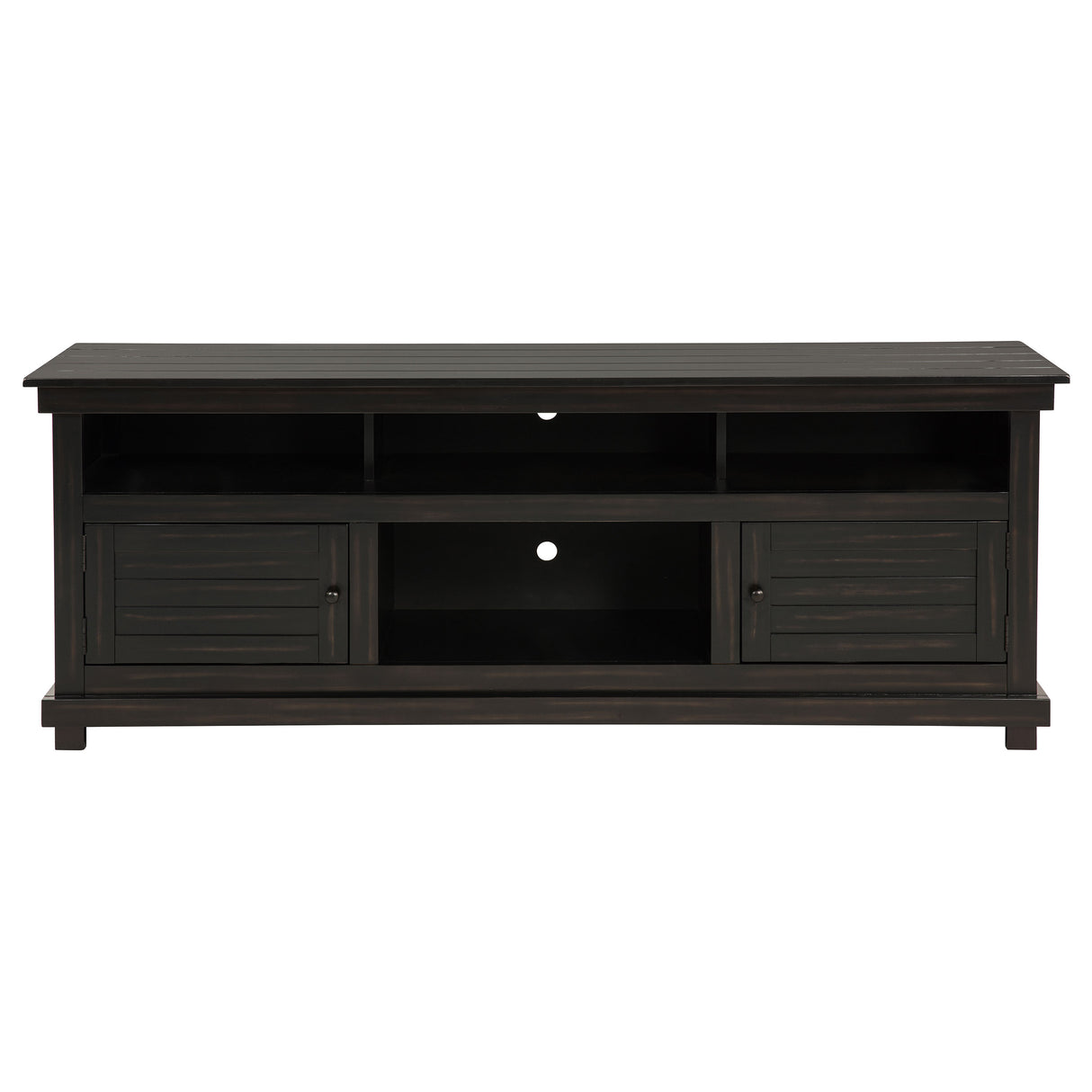 Payne 70-Inch TV Stand Media Console, Distressed Java