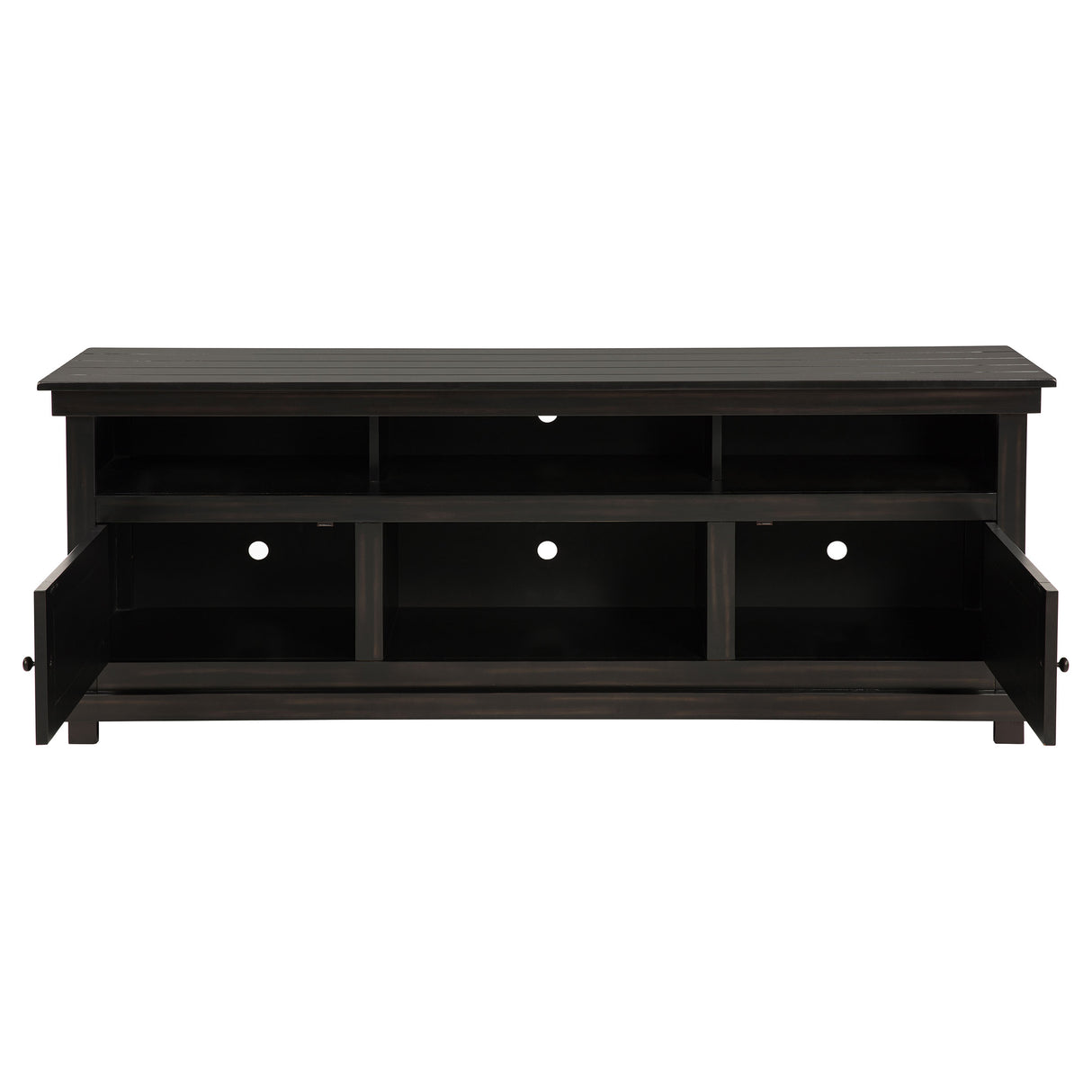 Payne 70-Inch TV Stand Media Console, Distressed Java