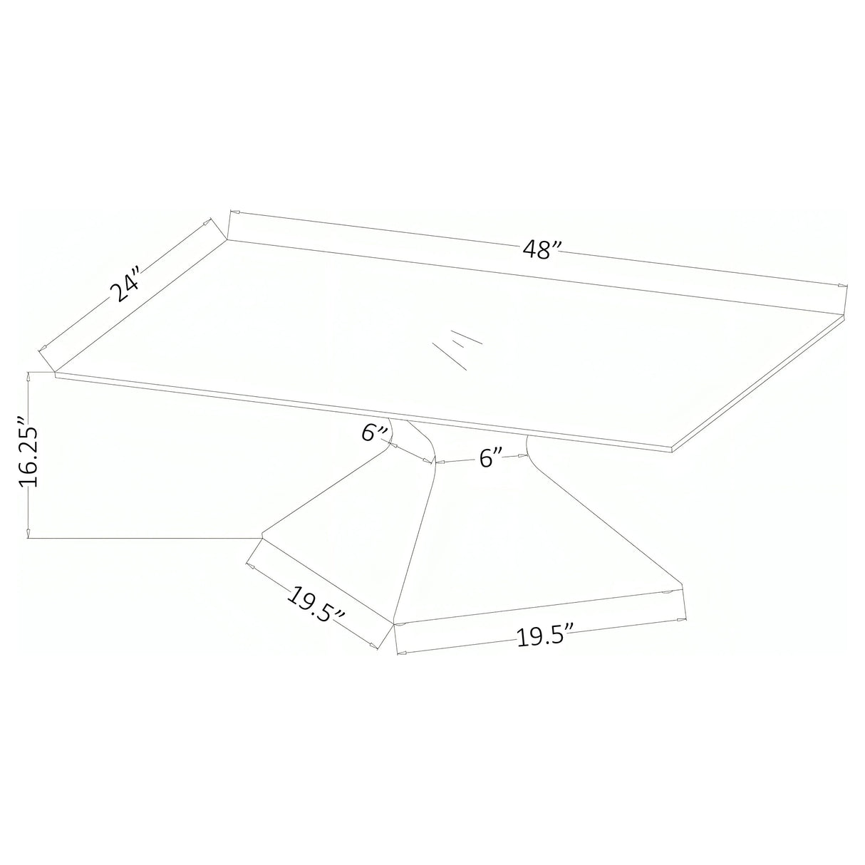 Jenny Glass Top Stainless Steel Coffee Table