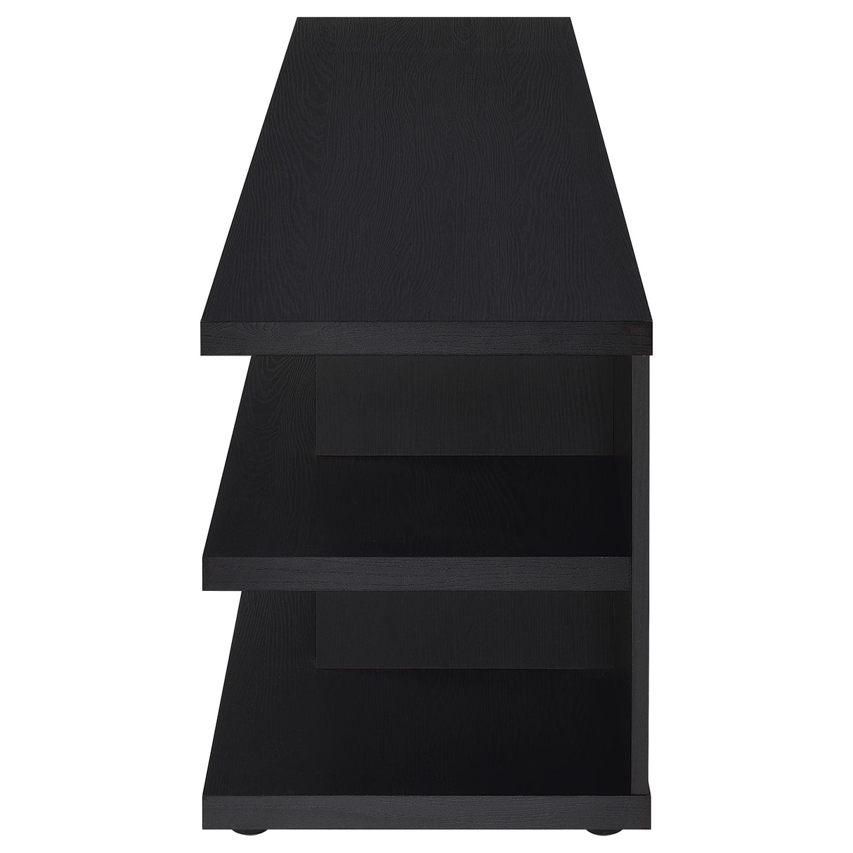 Cartmill 78-Inch 2-Tier TV Stand Media Console, Black
