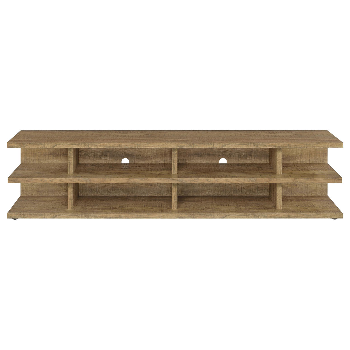 Cartmill 78-Inch 2-Tier TV Stand Media Console, Mango
