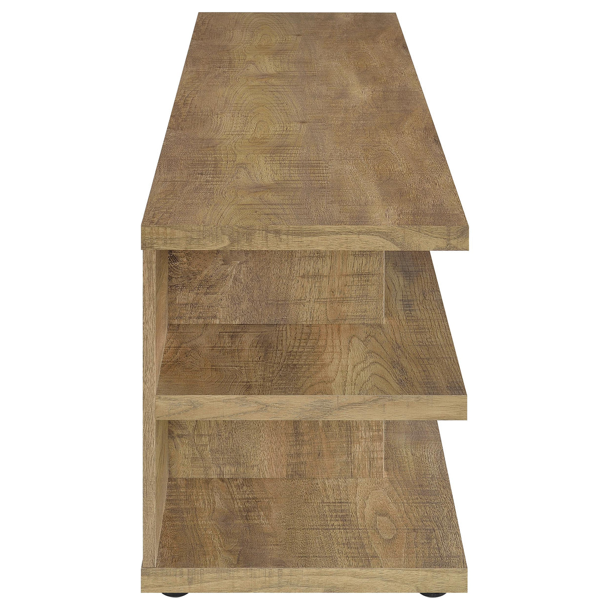 Cartmill 78-Inch 2-Tier TV Stand Media Console, Mango