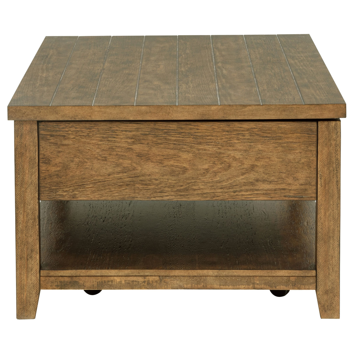 Payne 48-Inch Mobile Lift Top Coffee Table in Distressed Brown