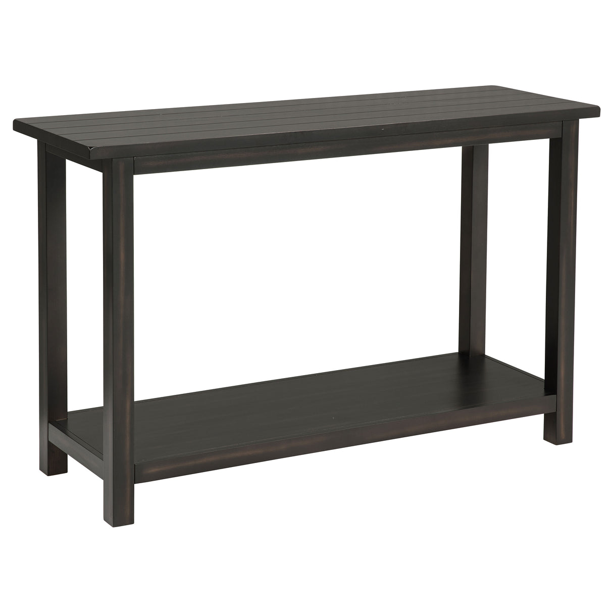 Payne Wood Entryway Console Table in Distressed Java