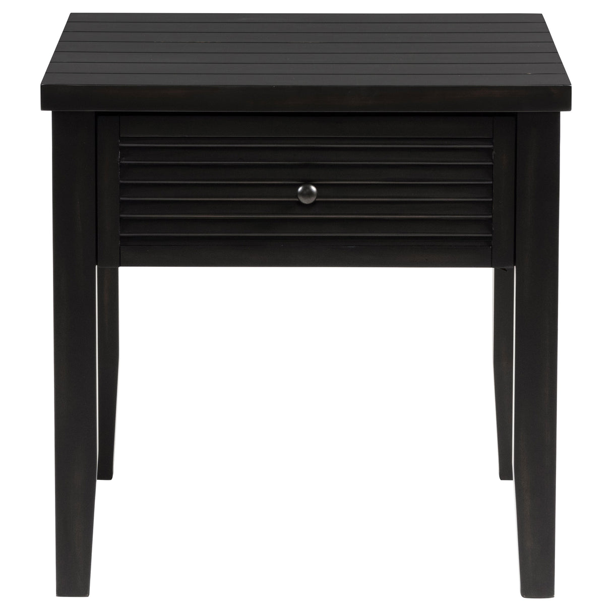 Concord 1-Drawer Square End Table, Distressed Java