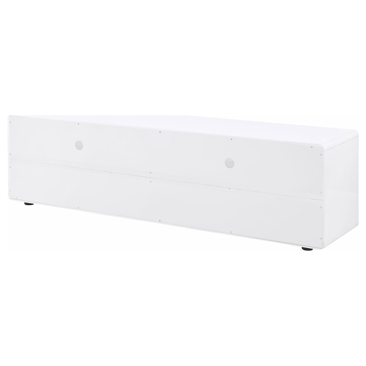 Ellice 71-Inch TV Stand Media Console, White High Gloss