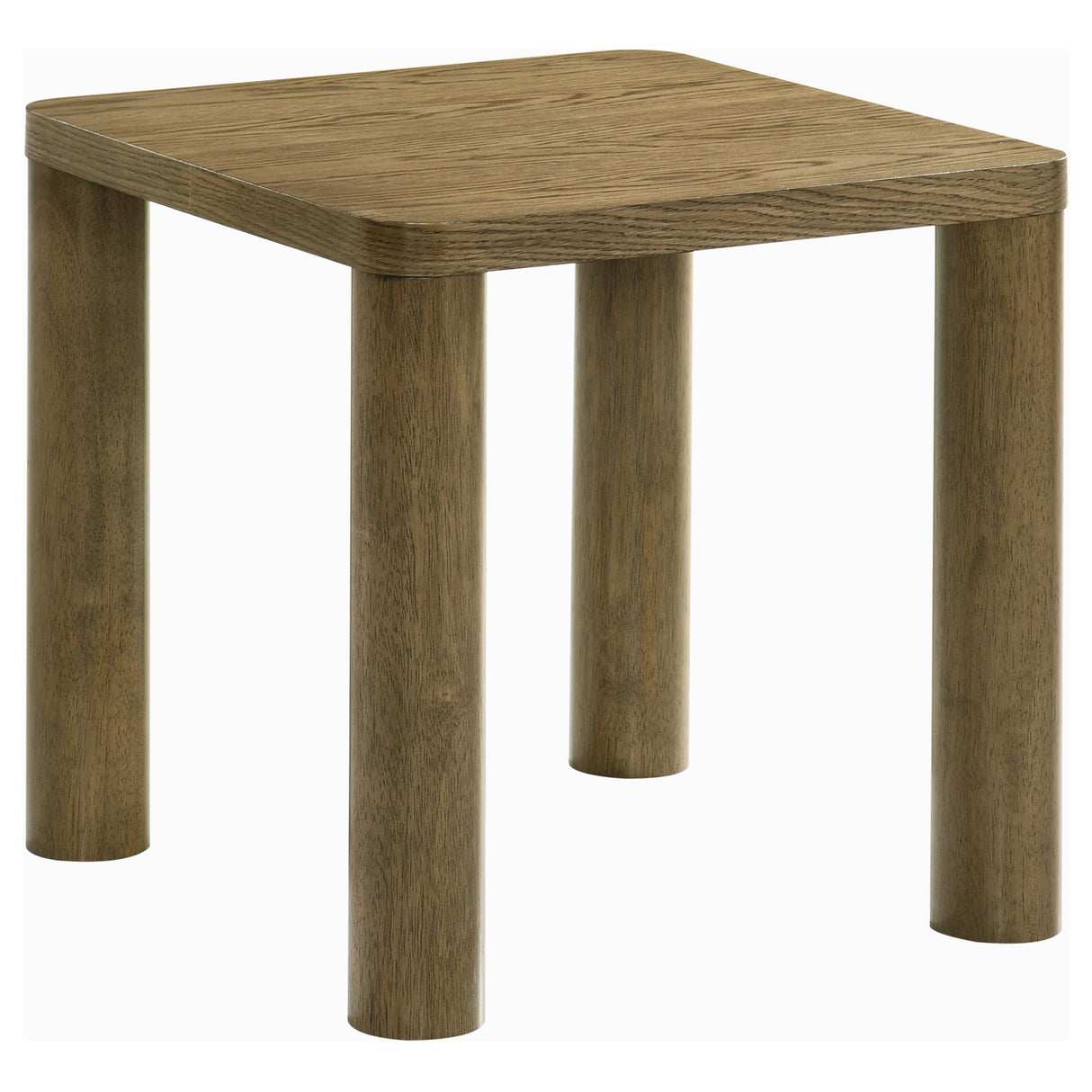 Castlewood Brown Oak Engineered Wood End Table