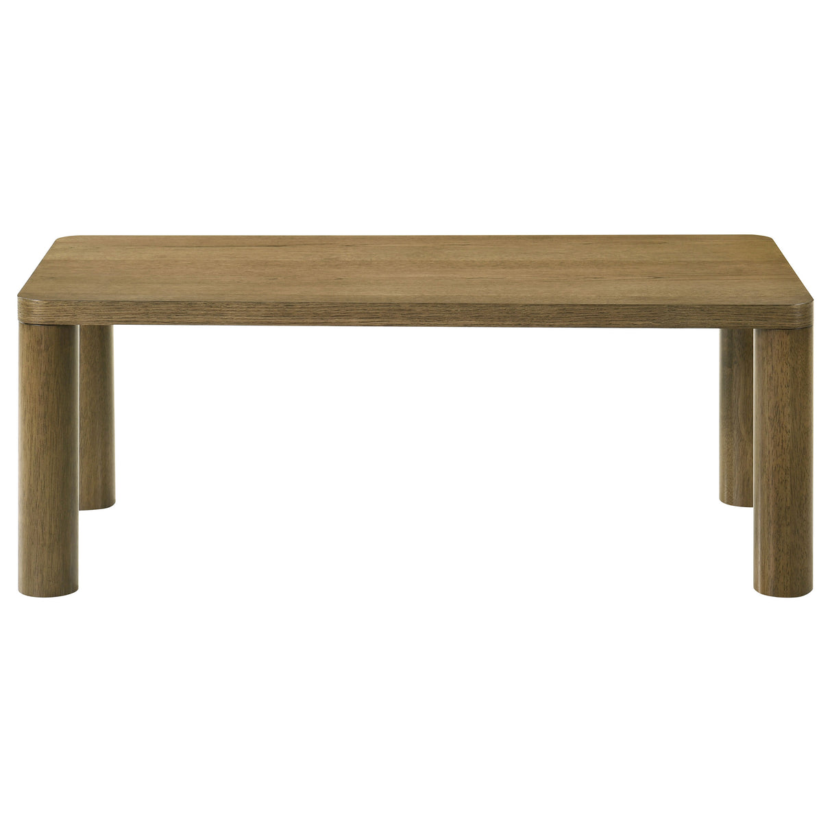 Castlewood Engineered Wood Cocktail Coffee Table, Brown Oak