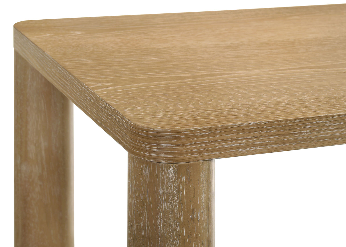 Castlewood 2-Piece Cocktail Coffee Table Set Light Oak
