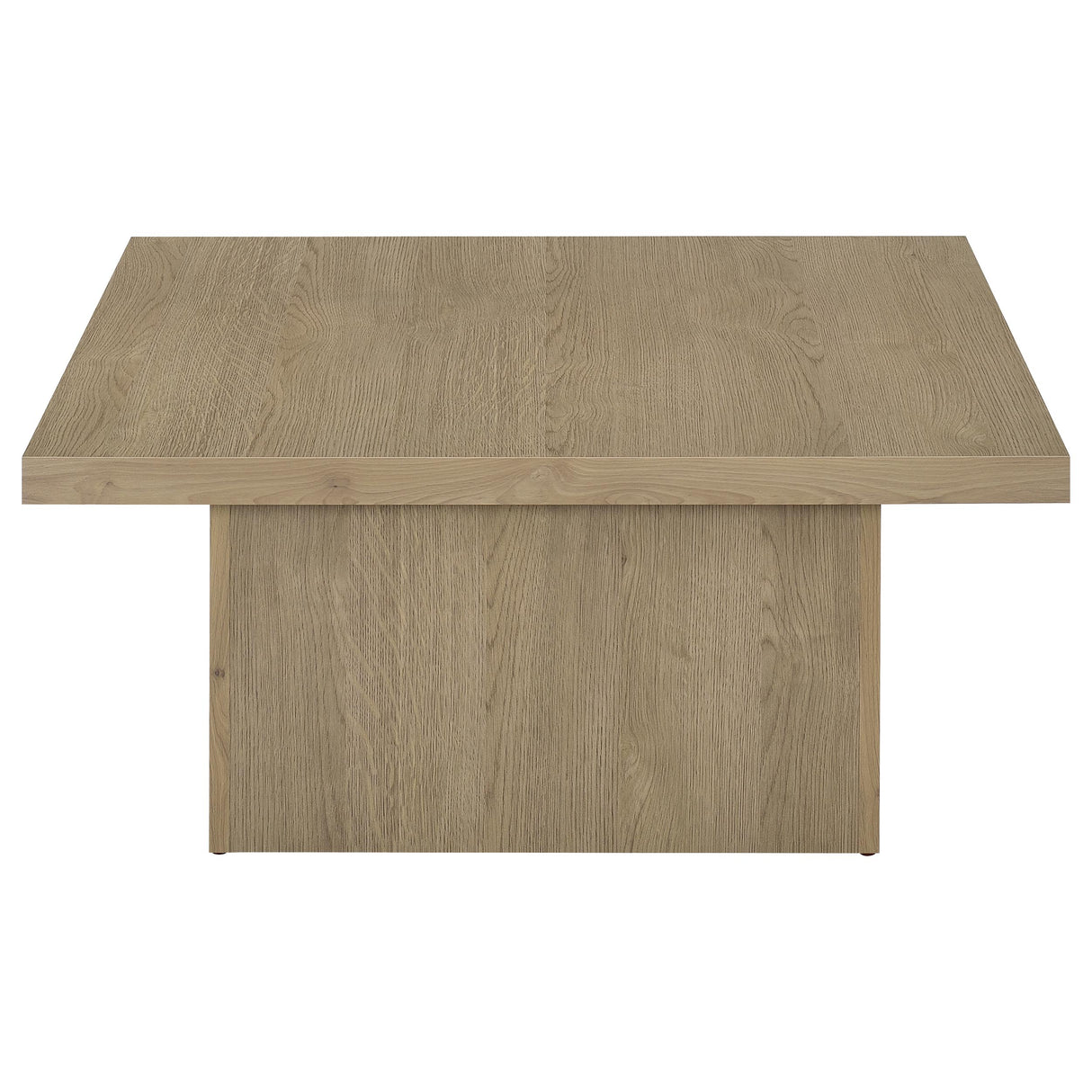 Devar 2-Piece Square Cocktail Coffee End Table Set Latte