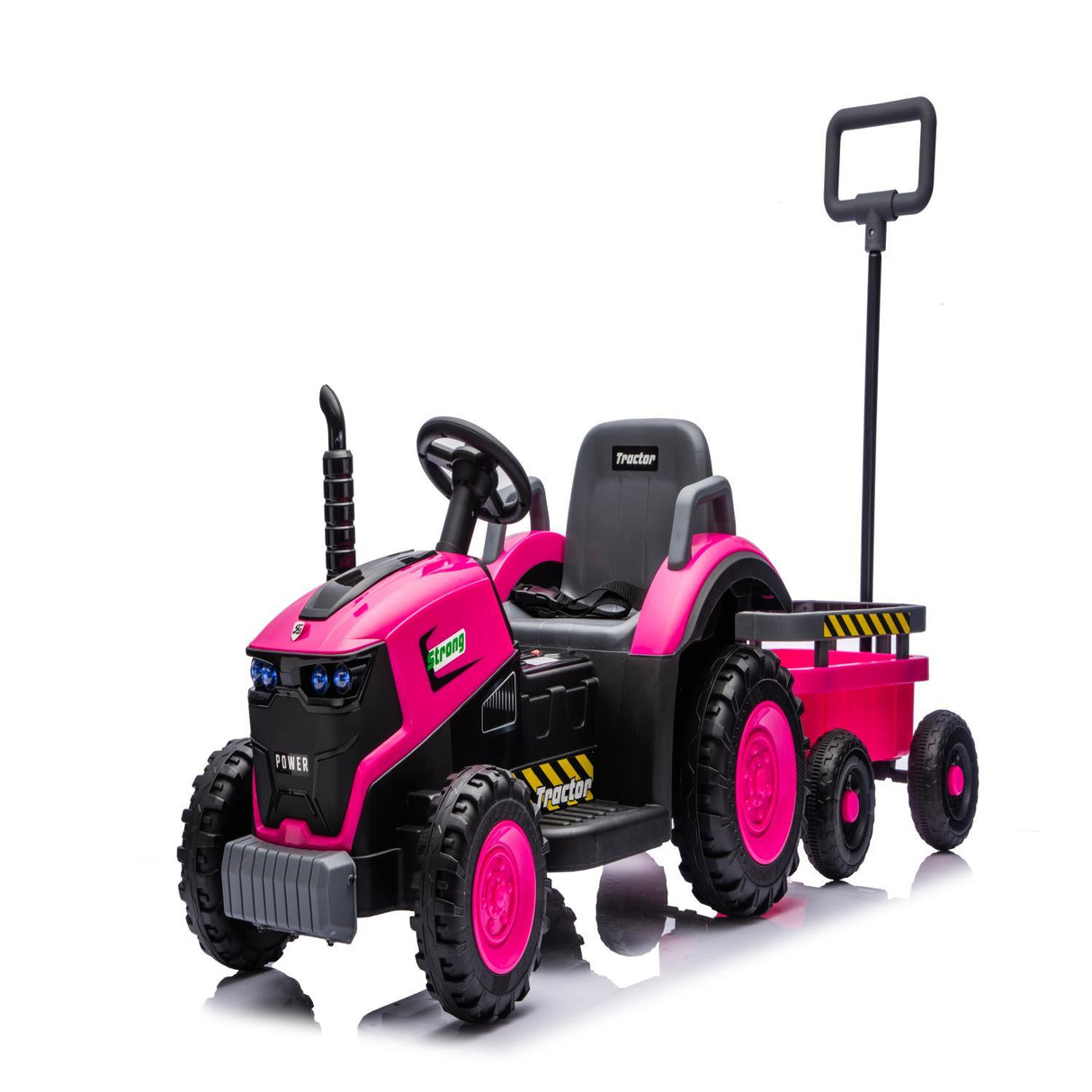 Kids Electric Ride On Tractor With Trailer