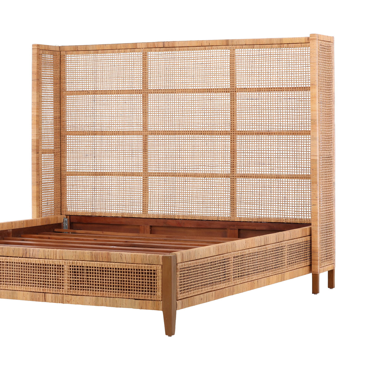Positano - King Bed - Light Brown