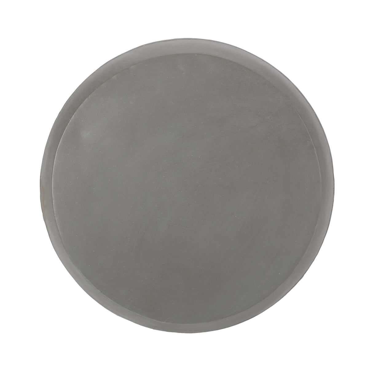 Outdoor Side Table With Cylindrical Shape - White