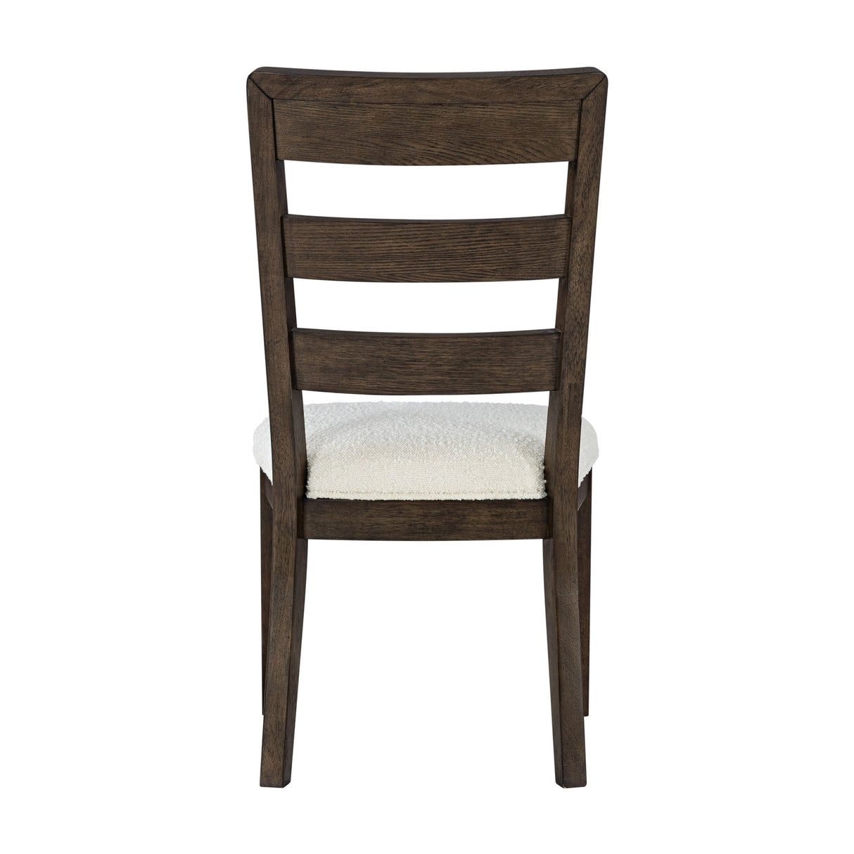 Upholstered Dining Chair With Ladder Back Design (Set of 2)