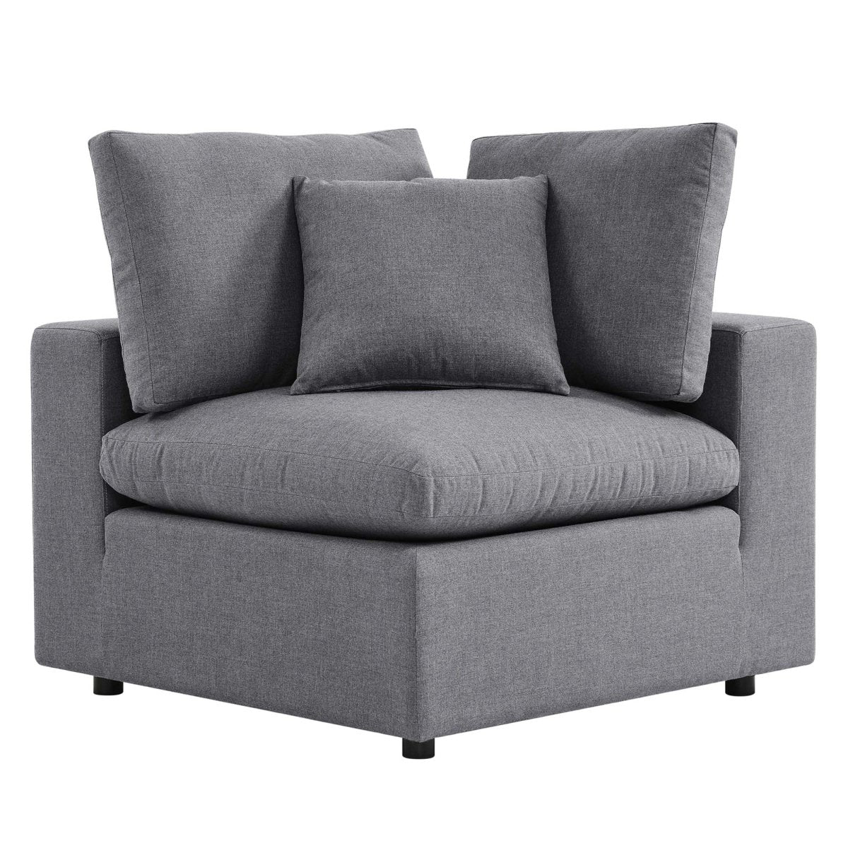 72" 2-Piece Modern Aluminum Outdoor Loveseat – Gray - Outdoor - Alpine Outlets