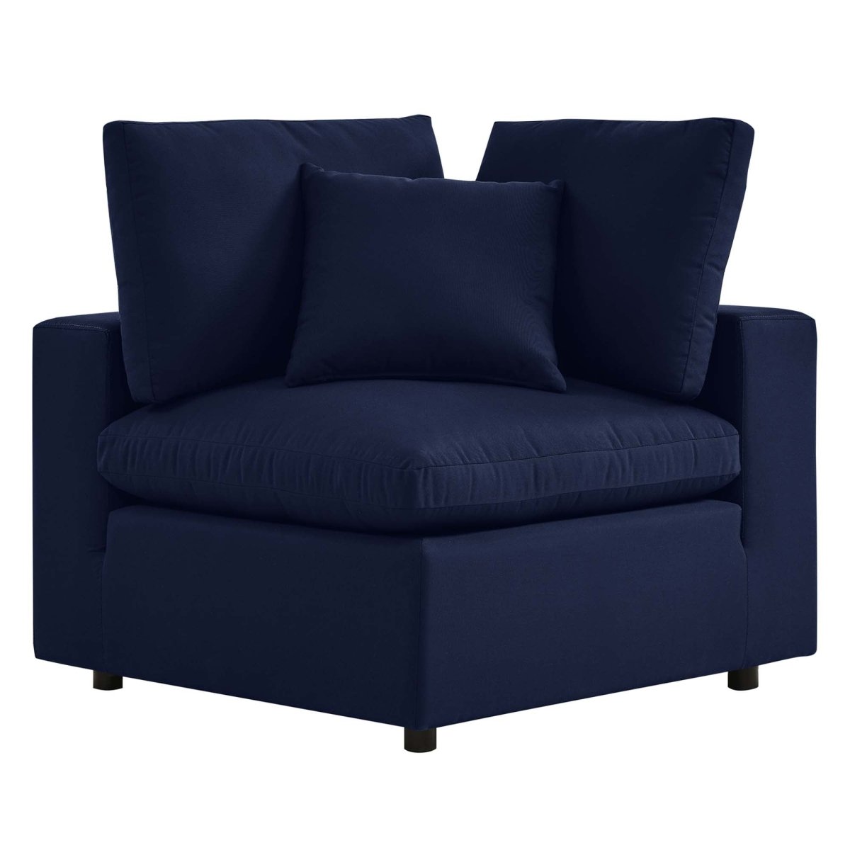 72" 2-Piece Modern Aluminum Outdoor Loveseat – Navy - Outdoor - Alpine Outlets