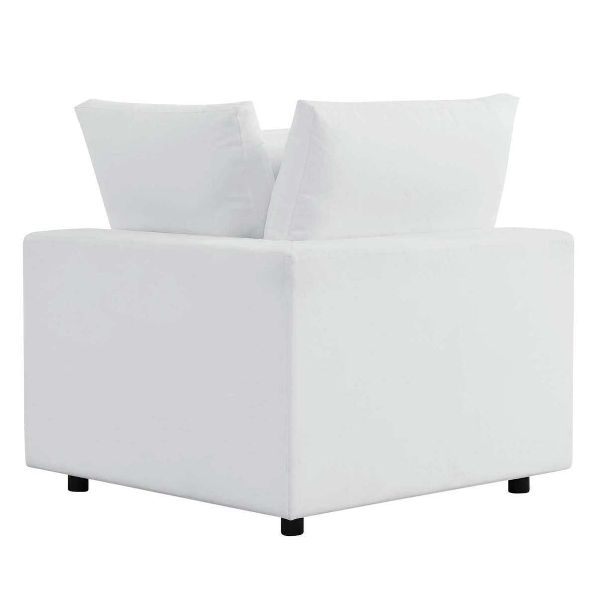 72" 2-Piece Modern Aluminum Outdoor Loveseat – White - Outdoor - Alpine Outlets