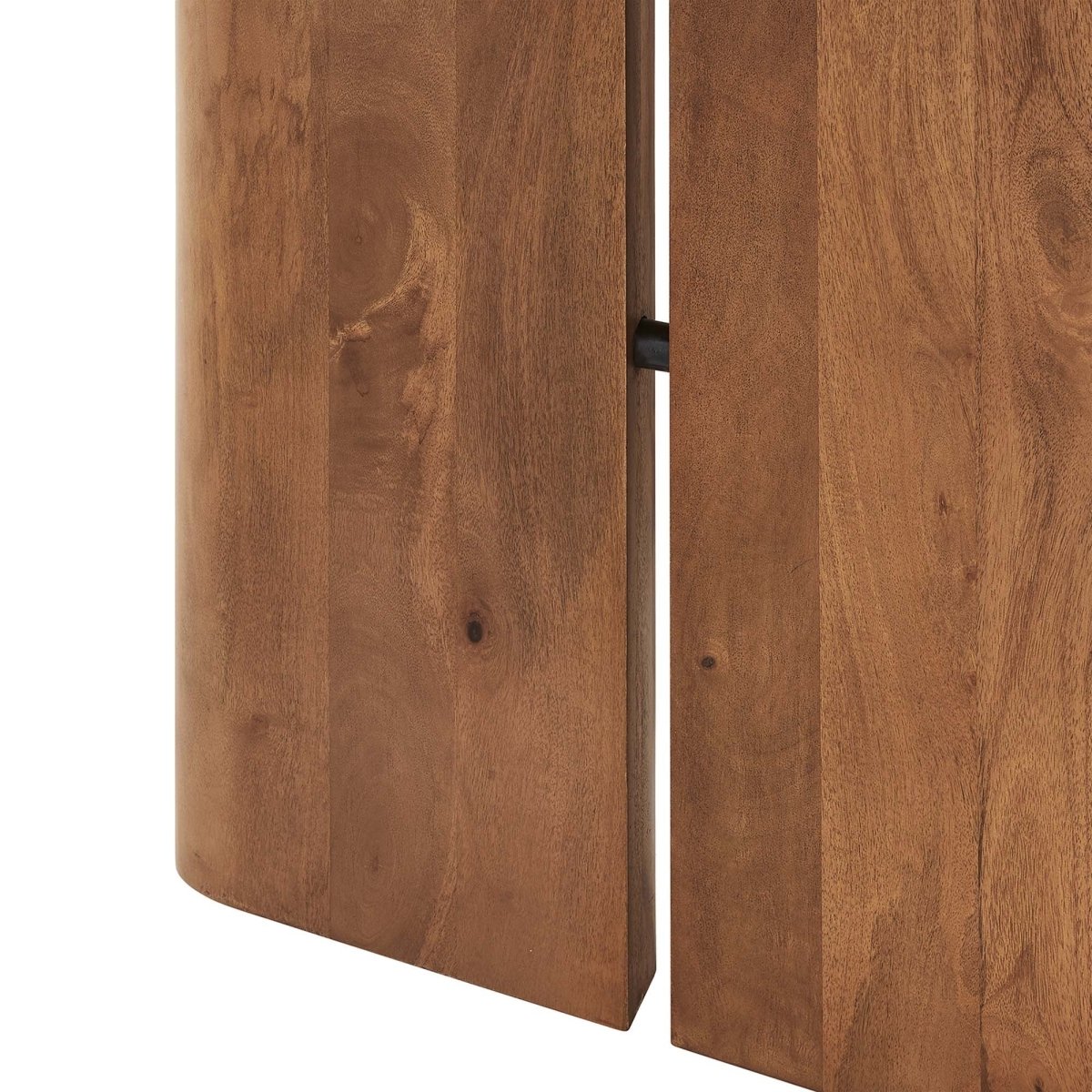72 Inch Walnut Modern Farmhouse Solid Wood Dining Table - Dining Tables available at Alpine Outlets in Denver