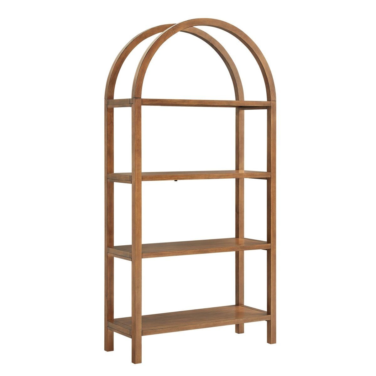 72" Large Arched Sculptural Pine Wood Bookshelf - Bookcases available at Alpine Outlets in Denver