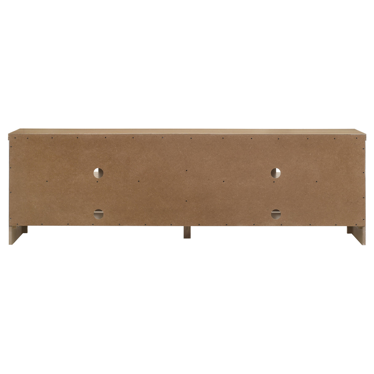 Brenham 79-Inch 4-Door TV Stand, Washed Oak