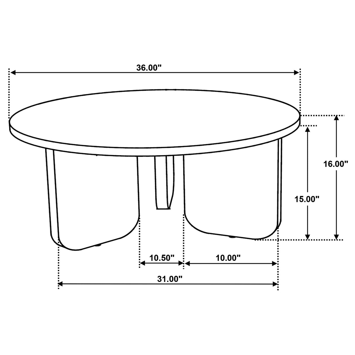 Dale 2-Piece Solid Wood Coffee and End Table Set, Brown