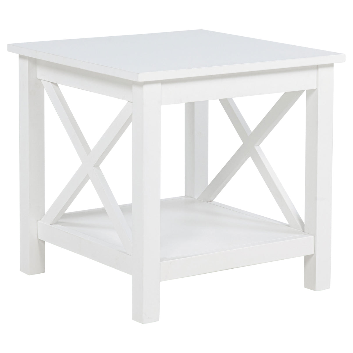 Skyview 2-Piece Rectangular Lift Top Coffee Table Set White