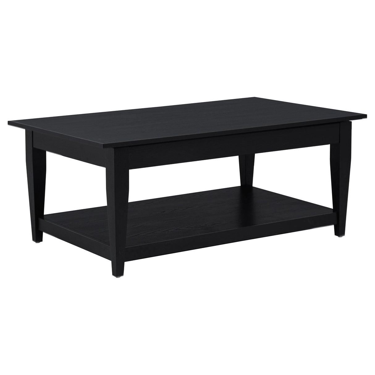Lindenton Lift-Top Cocktail Coffee Table in Black Oak