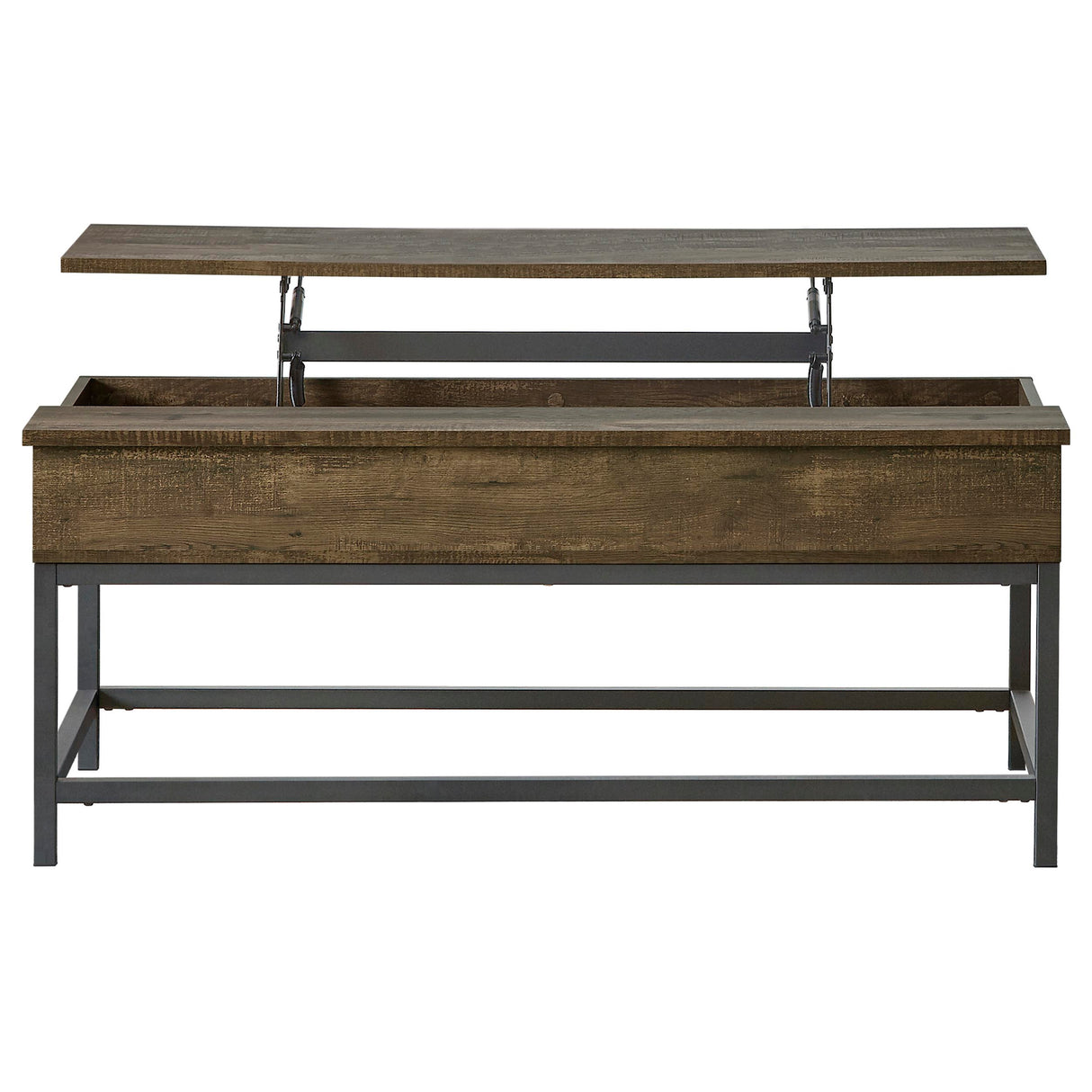 Byers 2-Piece Lift Top Coffee and End Table Set, Brown Oak