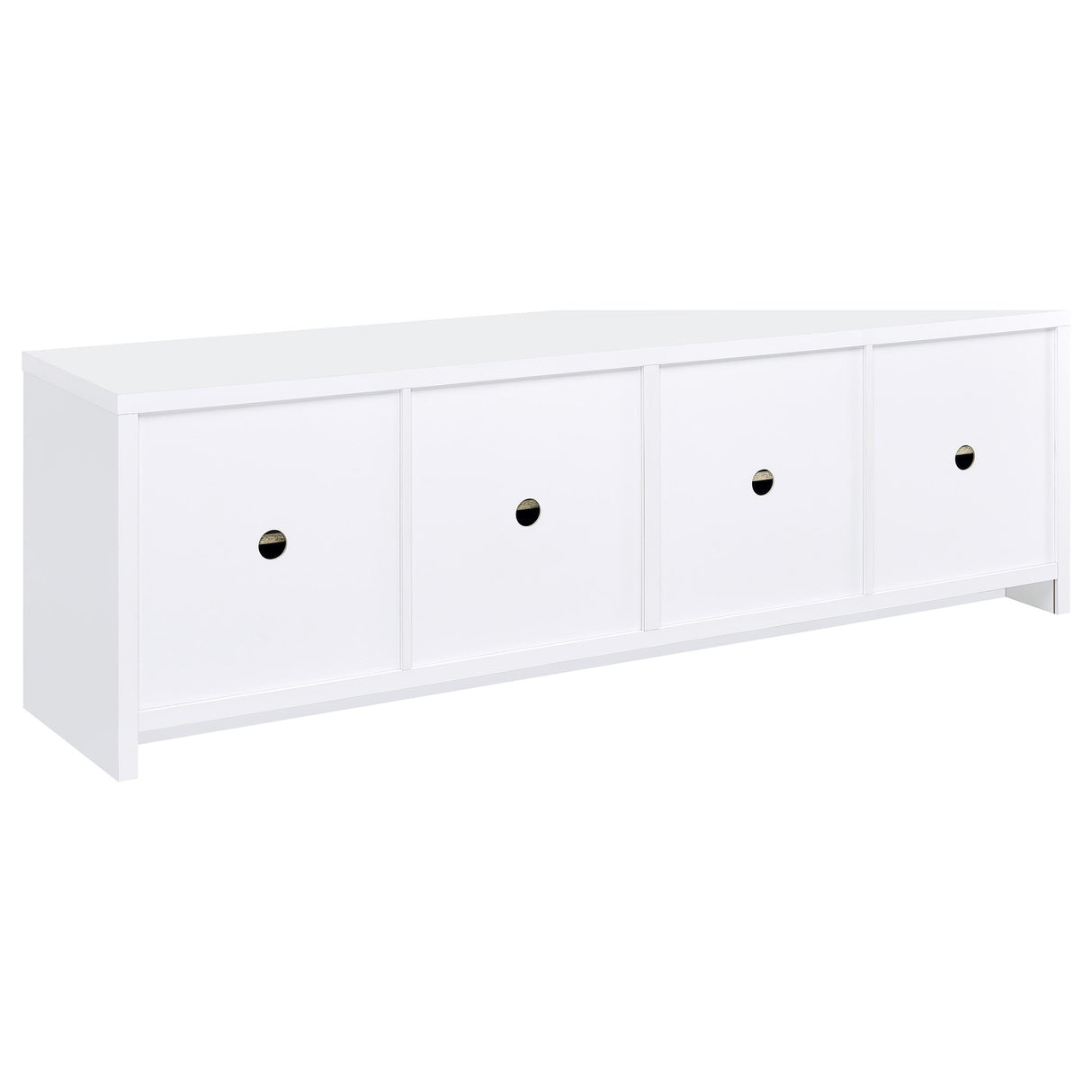 Laughlin 3-Piece Entertainment Center TV Stand White