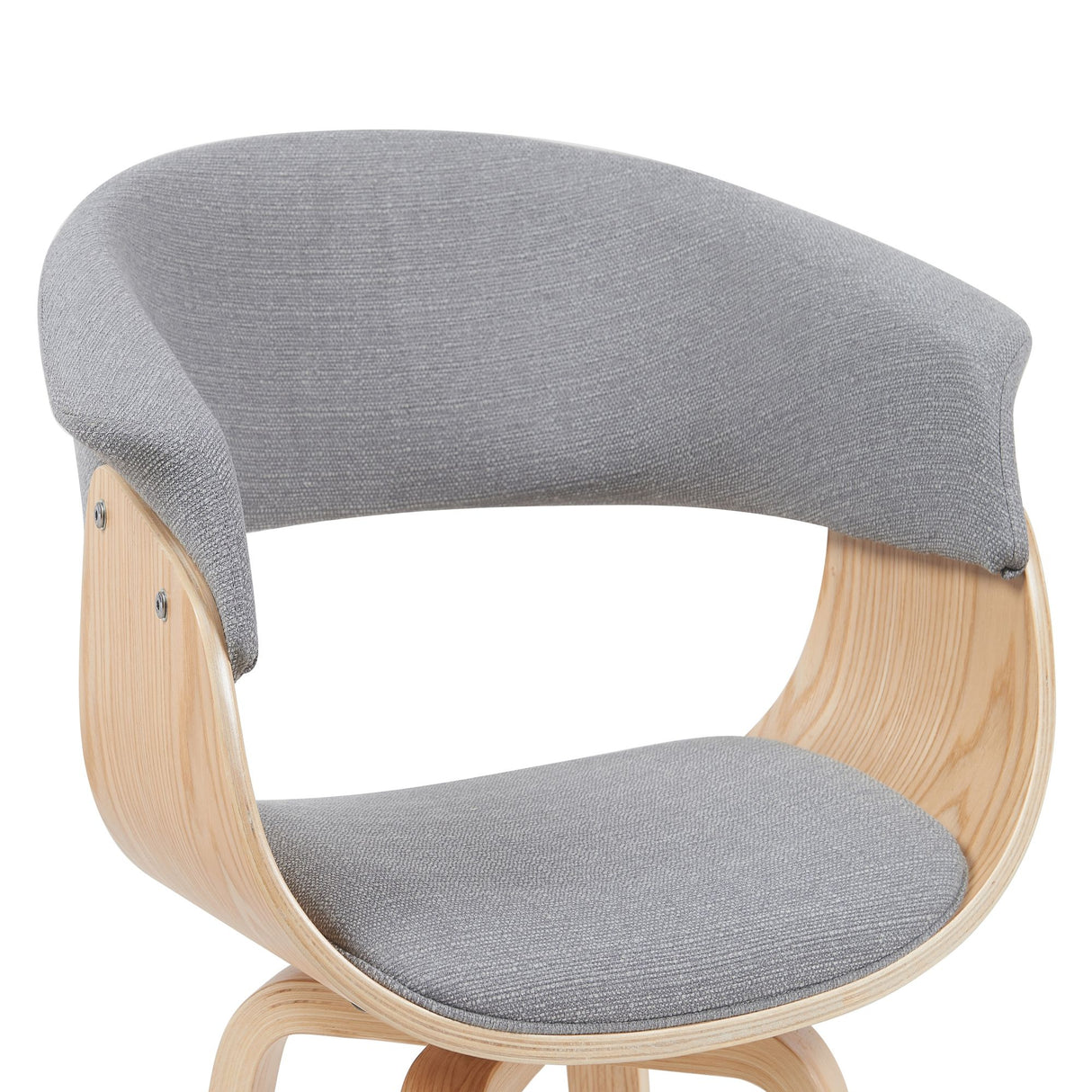 Summer - Upholstered Dining Chair - Gray / Brown