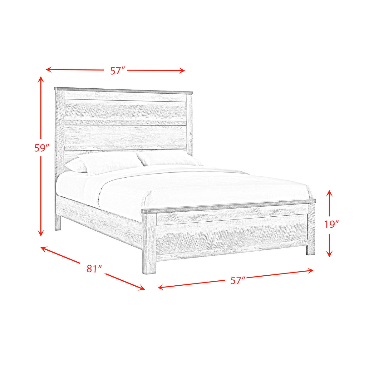 Millers Cove - Panel Bed