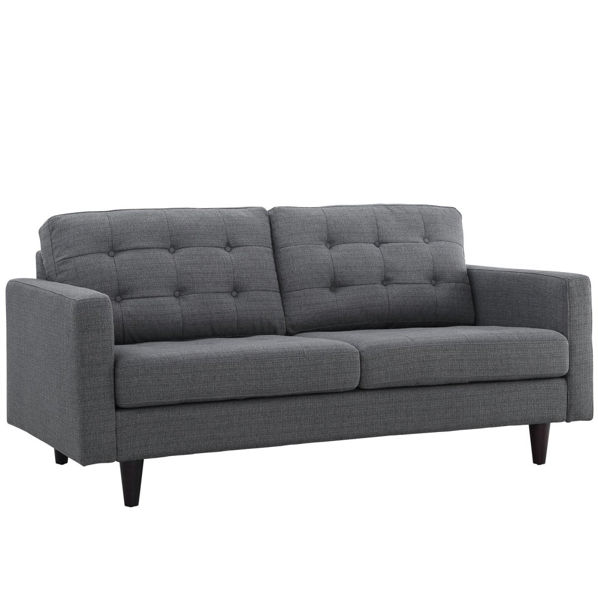73 - Inch Empress Upholstered Fabric Loveseat - Loveseats available at Alpine Outlets in Denver