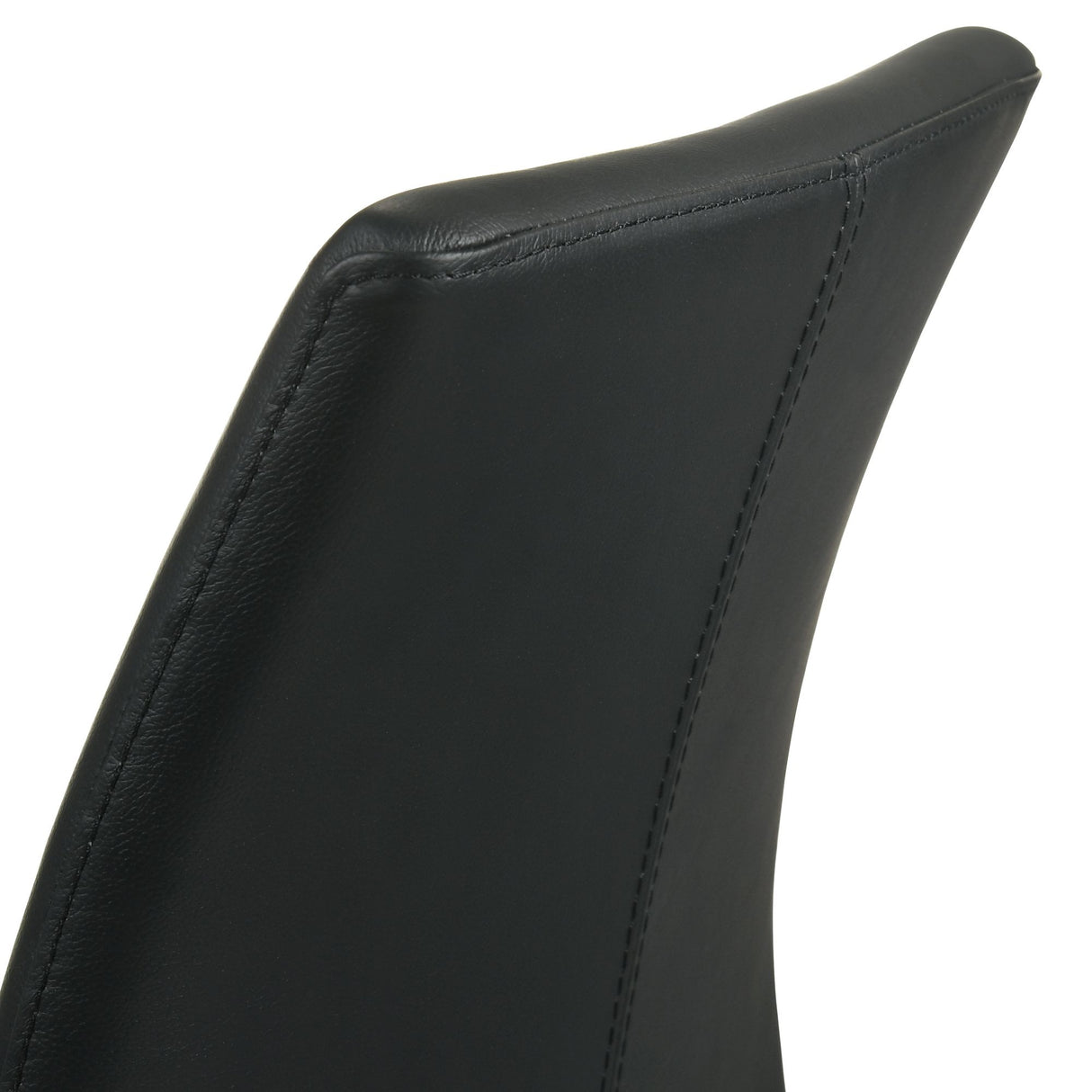 Elyza - Full Back Top Grain Leather Upholstered Wood Dining Chairs (Set of 2)